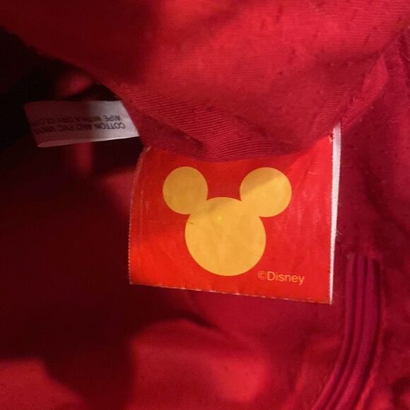 Mickey Mouse Black Purse Shoulder Bag Red Sequin Belly Vintage - Picture 8 of 11